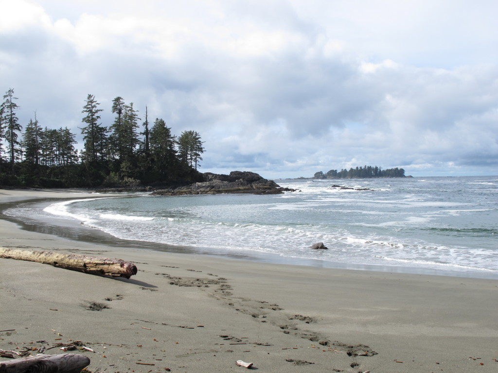 Beach at Halfmoon Bay in Ucluelet