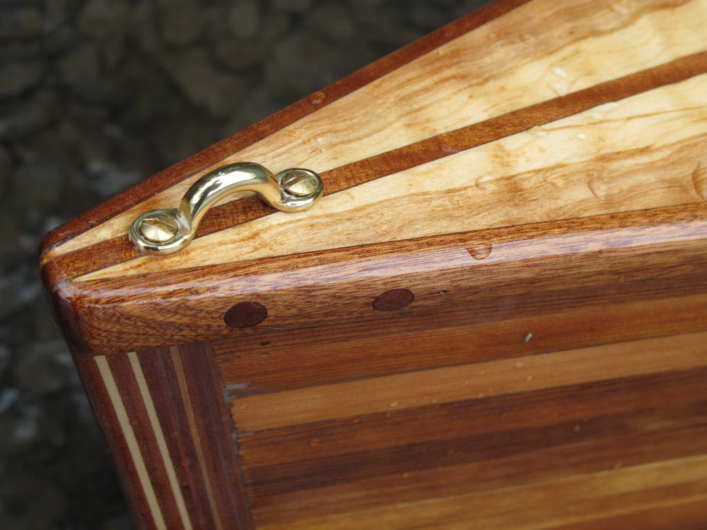 Detail of canoe, bow (forward) deck